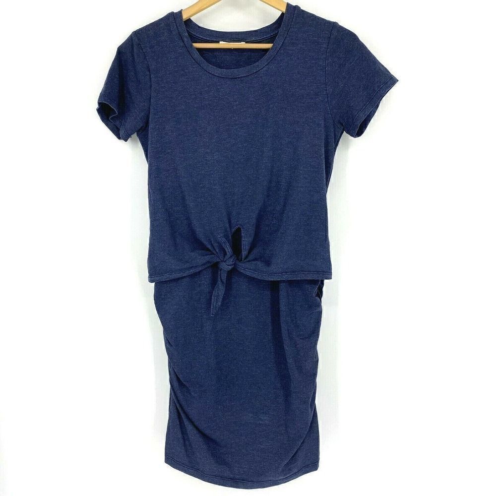 Sundry Shirt Dress Knotted Tie Knot